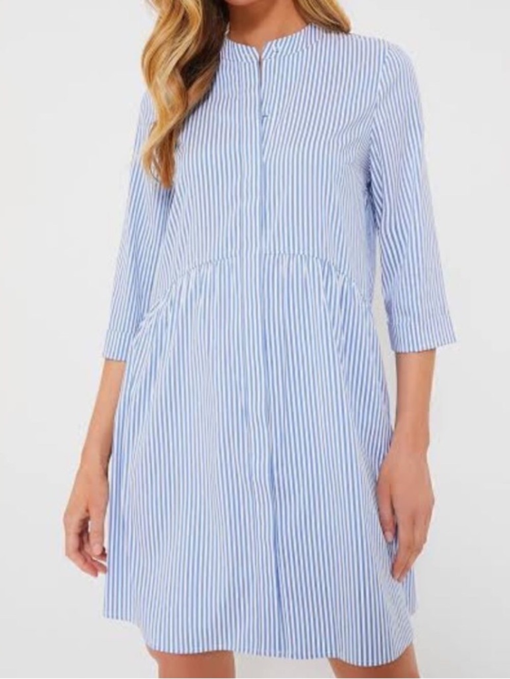 Tuckernuck Blue Stripe Royal Shirt Dress  Size Medium - Picture 2 of 13